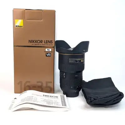 Nikkor FX AF-S 16-35mm F4G ED VR, "Nano" glass Like new. Rarely used. Very well cared for. Original...
