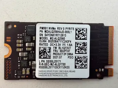 Samsung SSD NVMe-256GB-2242, View more