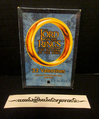 Lord of the Rings ROTK 32 Valentines + Bonus Tattoo (2003) NEW