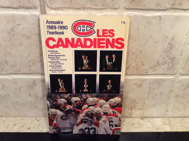 Vintage Les CANADIENS  7 livres hockey an 1989 à 1996 in Other in Laval / North Shore - Image 6