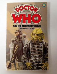 Set of 5 Doctor Who Books,  1974-1980 Vintage, Paperback