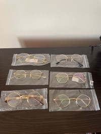 GOLD framed glasses - UNISEX / NON-PRESCRIPTION