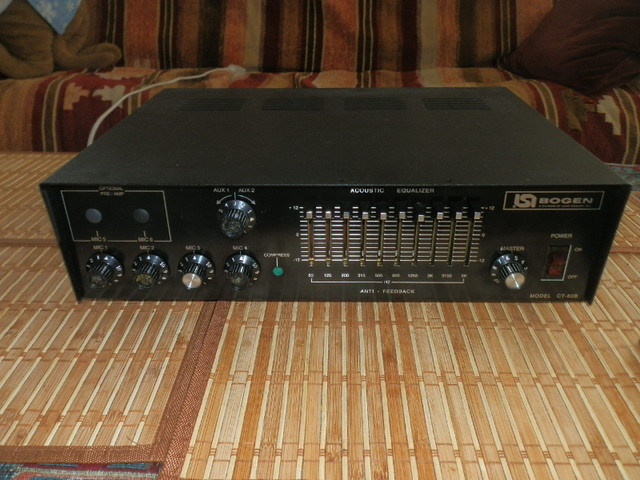 Bogen Ct-60b Equalizer 60w PA Amplifier in Stereo Systems & Home Theatre in Dartmouth