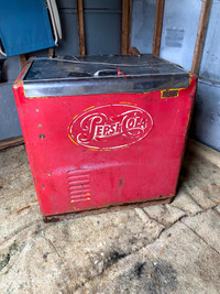  vintage 1950s Pepsi cooler 