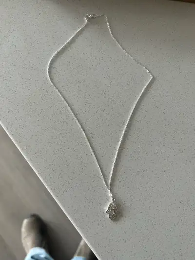  925 Silver chain and pendant, View more