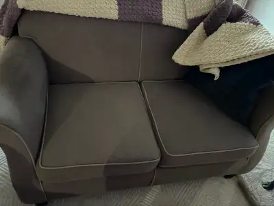 Couch set with love seat and chair, View more