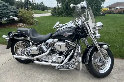 One of a kind! If you like Fat Boys and Chrome...this is your bike! Over $16,000 in options, perform...