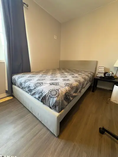 IKEA Queen size bed frame + Mattress, View more