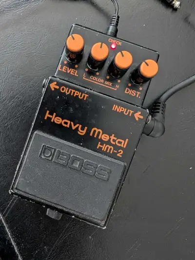 80s Boss HM-2 made in Japan power supply inc., View more