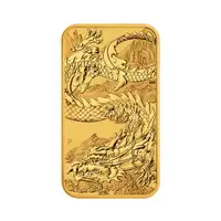 Dragon 2023 gold bar .9999 lingot en or 1 oz