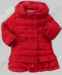 Nouveau manteau rouge fille 4 ans Gymboree Puffer Jacket Red