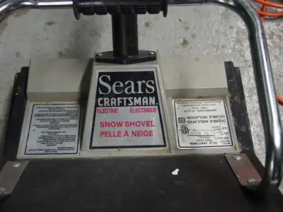 SEARS Craftsman Electric Snow Shovel PLEASE read the ad carefully My name - My name is Matt Peter. Y...