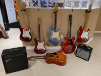 Fender-G&L-Peavey-Squier-Cort Guitars and Amps