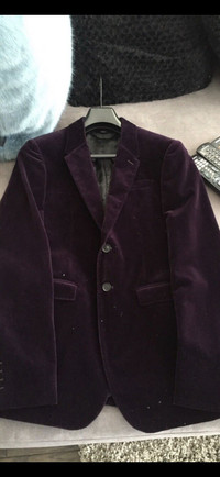 Mens Burberry Prorsum Velvet Sports Jacket   