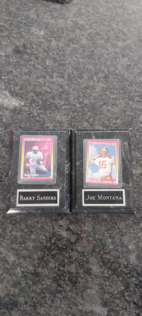Score Joe Montana and Barry Sanders Cards