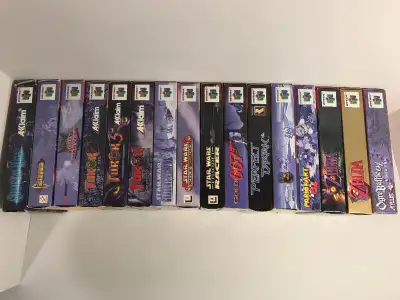 Nintendo 64 games for sale CIB rare titles,  sealed, Conkers N64, View more