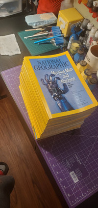 FREE Stack of National Geographic Magazines