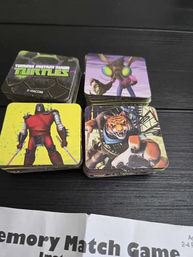 Turtles Memory Match Game in Toys & Games in Ottawa - Image 3