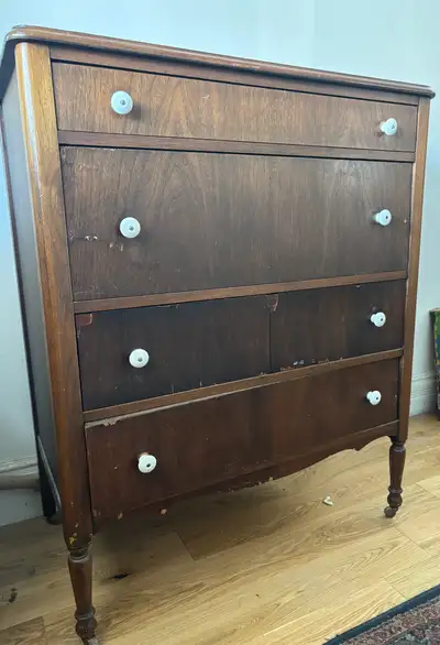 Vintage Wooden Dresser, View more