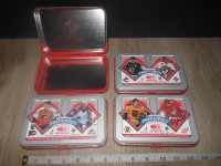 Hockey Trading Cards Tins set of 4