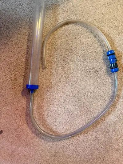 aquarium vacuum and glass scraper , View more