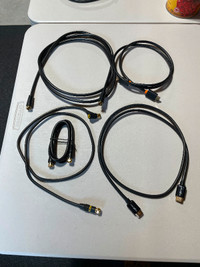 Box of various connection cables / My Virtual Garage Sale