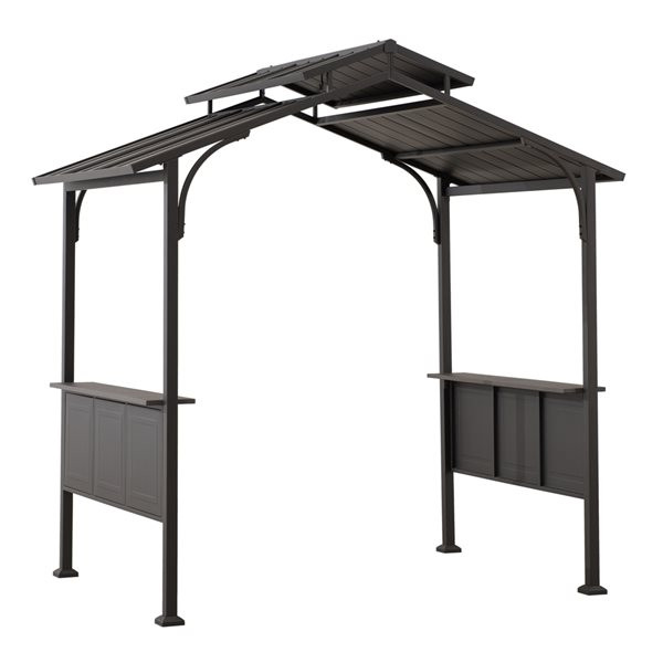 Outdoor Patio Hard-Top Grill BBQ Gazebo, 5' x 8' x 8' height in Patio & Garden Furniture in Peterborough