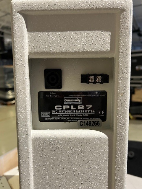 Community CPL-27 Ultra-Compact Full Range 2-Way Loudspeakers in General Electronics in Oakville / Halton Region - Image 3