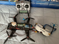 MXP300 racing drone, Taranis TX with UHF 