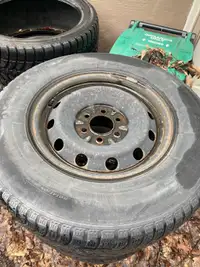 Ford F-150 Winter tires on rims