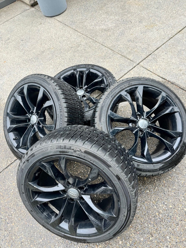 Stock 18” rims 2018 S5 Audi  in Tires & Rims in St. Albert