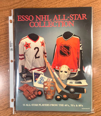 1988 Esso All-Star Collection Sticker Book w/45 cards.
