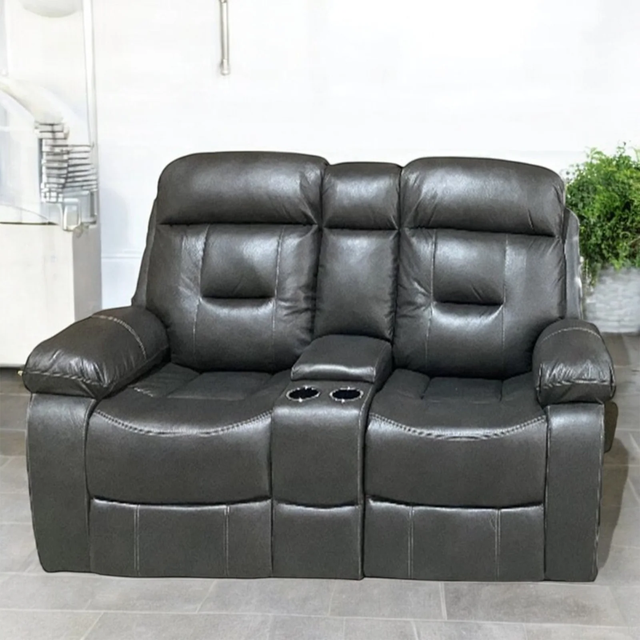 New 3-Piece Manual Recliner Set In Air Leather Upholstery Sale in Chairs & Recliners in Kingston - Image 4