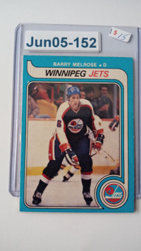 1979-80 O-Pee-Chee #386 Barry Melrose RC Rookie Winnipeg Jets