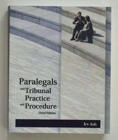Paralegals and Tribunal Practice and Procedure 3rd, View more