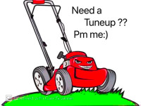 Lawnmower repair/ tuneup:)