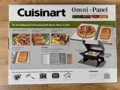 Cuisinart "Omni Panel" Versatile Grilling Surface  - NEW, boxed, View more