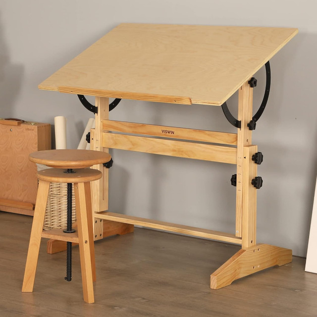 #ROVARD Wooden Solid Pine Wood Artist Table for Drawing in Desks in City of Toronto