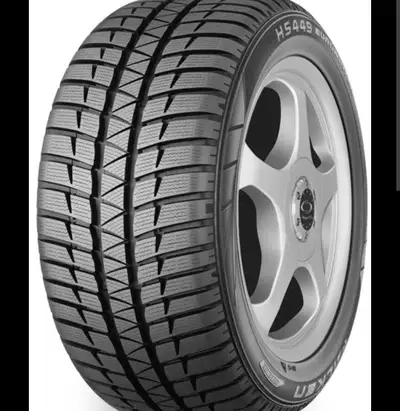 4 Falken Euro Winter 100H HS449 . 55% tread remaining. Great condition no repairs or patches.