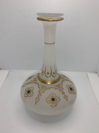 Single Bud Vase - Gold Floral Pattern