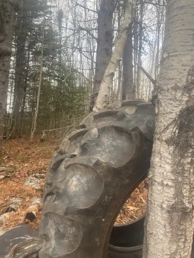 Near new condition I have tubes to go with the tires both hold air and works as should. I went with...