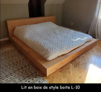 Base de lit en bois massif neuf