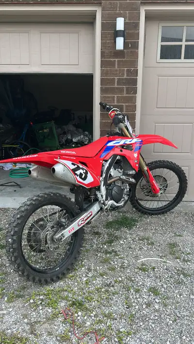 Bike is meant oil change every five hours oil filter change every 10 hours trade for a 450 R ask for...