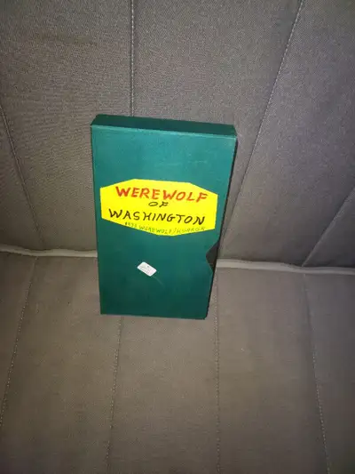 Vintage VHS tape... Selling as a blank......... WEREWOLF OF WASHINGTON...1973 Horror B - Movie... VH...