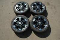 Jdm 15" Daihatsu Alloy Rims/Tires (4x100) 165/55r15