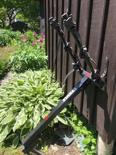 Thule bike rack ($125) & Yakima roof rack ($225)., View more