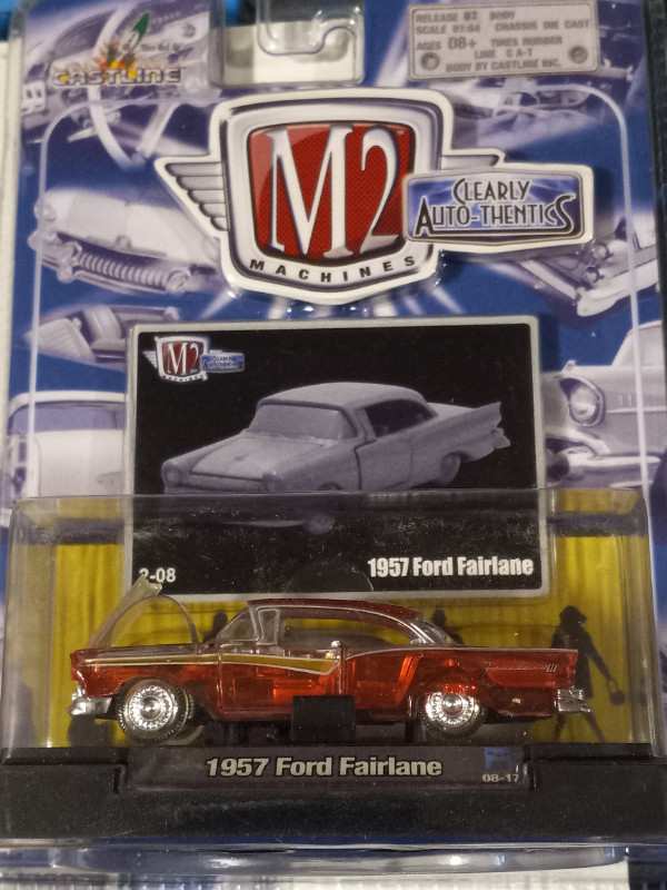 M2 1:64 1957 Ford Fairlane Clearly Auto Thentic HTF Lot of 3 NEW in Toys & Games in Trenton - Image 2