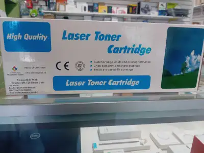 This is a new, high-quality laser toner cartridge designed for superior page yields and crisp, dark...