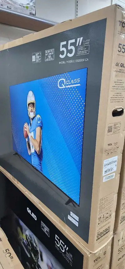 TCL 50" & 55" Q65 Series 4K UHD HDR QLED Smart Google tv, View more