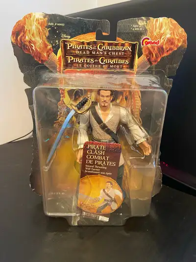 Pirates of the Caribbean Dead Man's Chest Will Turner 7" New, View more